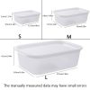 3pcs Fresh-keeping Box; Sealed Box; Refrigerator Storage Box; Fruit And Vegetable Food Finishing Storage Box; Kitchen Supplies